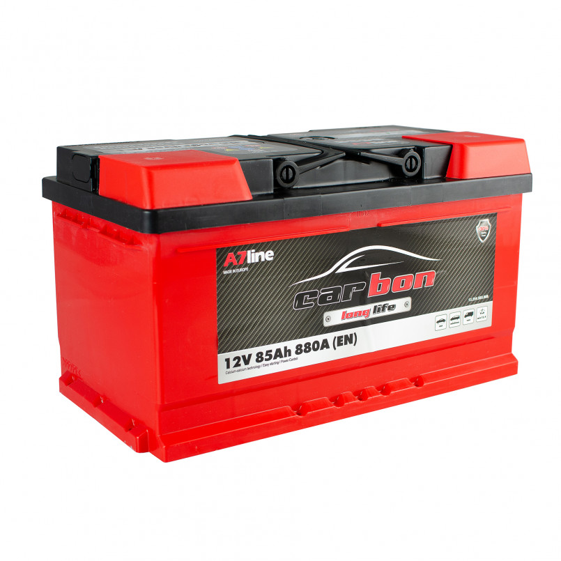 85 Ah/12V CARBON sb_низький (0) Euro — фото товара №1