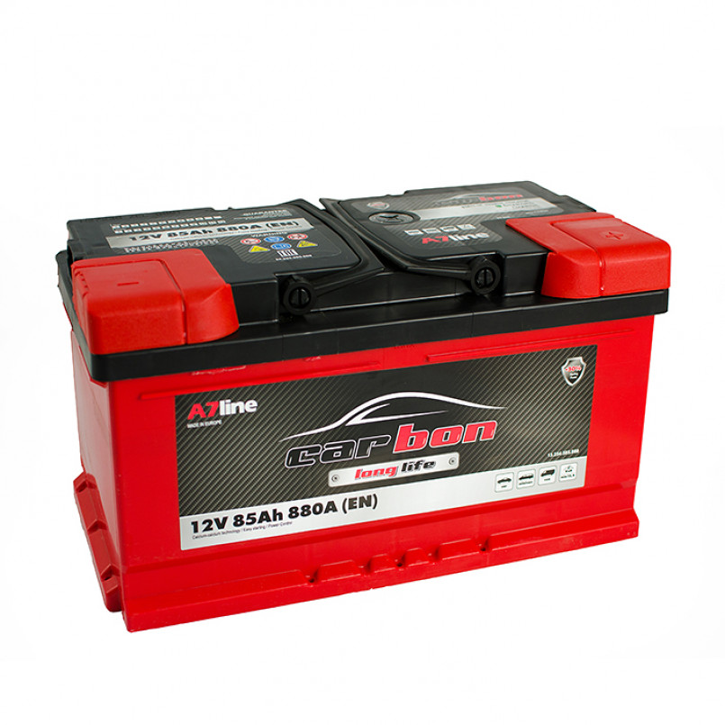 85 Ah/12V CARBON sb_низький (0) Euro — фото товара №3