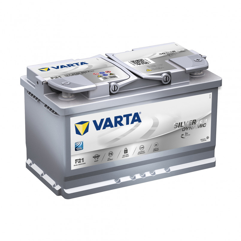 VARTA 80Ач Start Stop plus AGM F21 (A6) (0) — фото товара VARTA 80Ач Start Stop plus AGM F21 (A6) (0) — фото товара