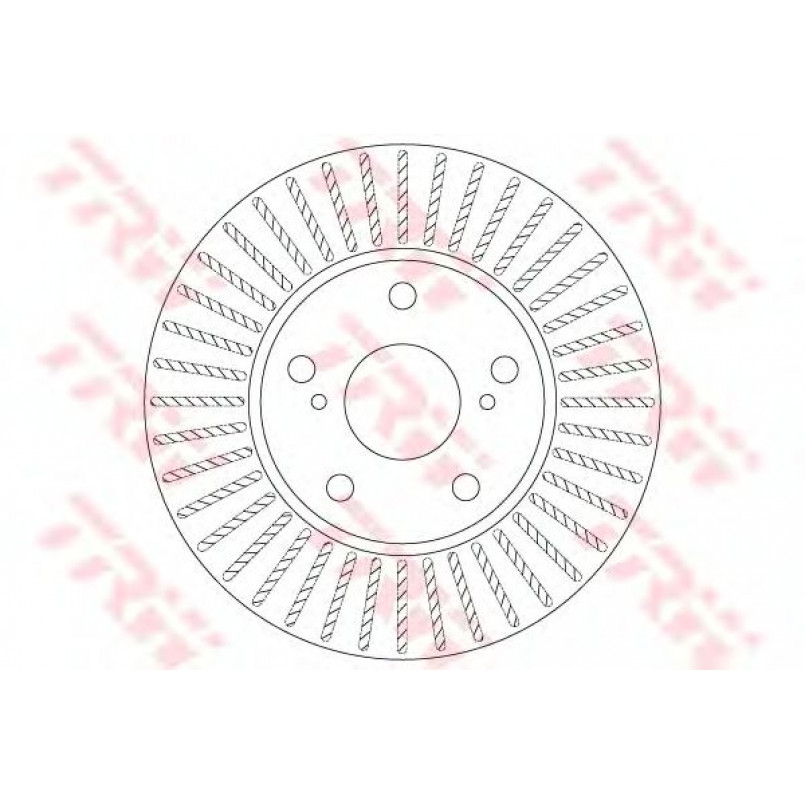 DF6679  TRW - Гальмівний диск — фото товара №1