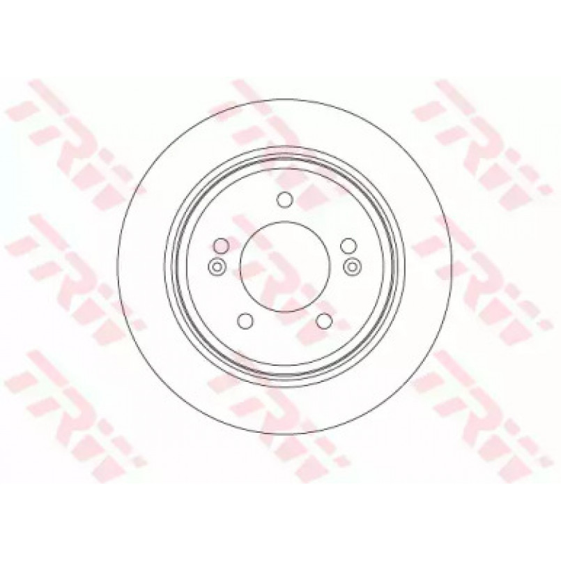 DF7953  TRW - Гальмівний диск — фото товара №2
