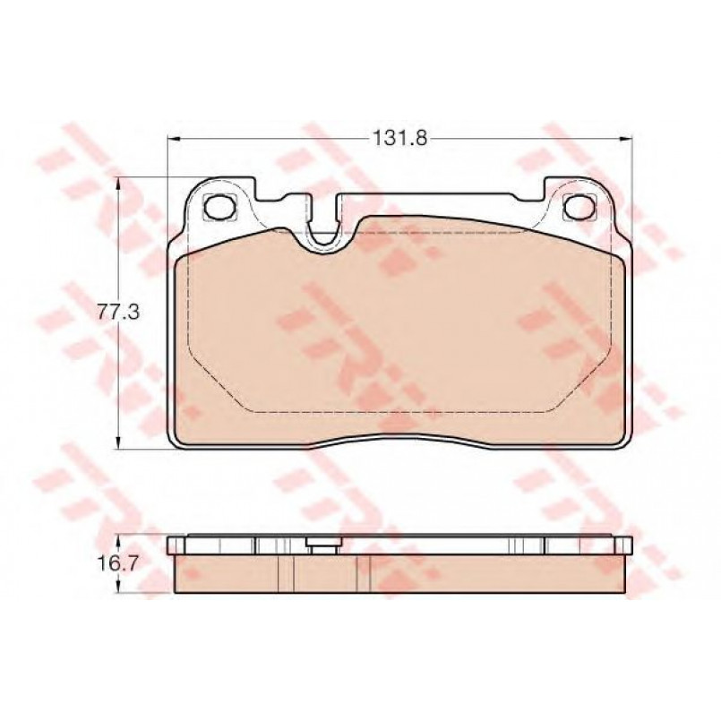GDB1974  TRW - Гальмівні колодки до дисків — фото товара №1