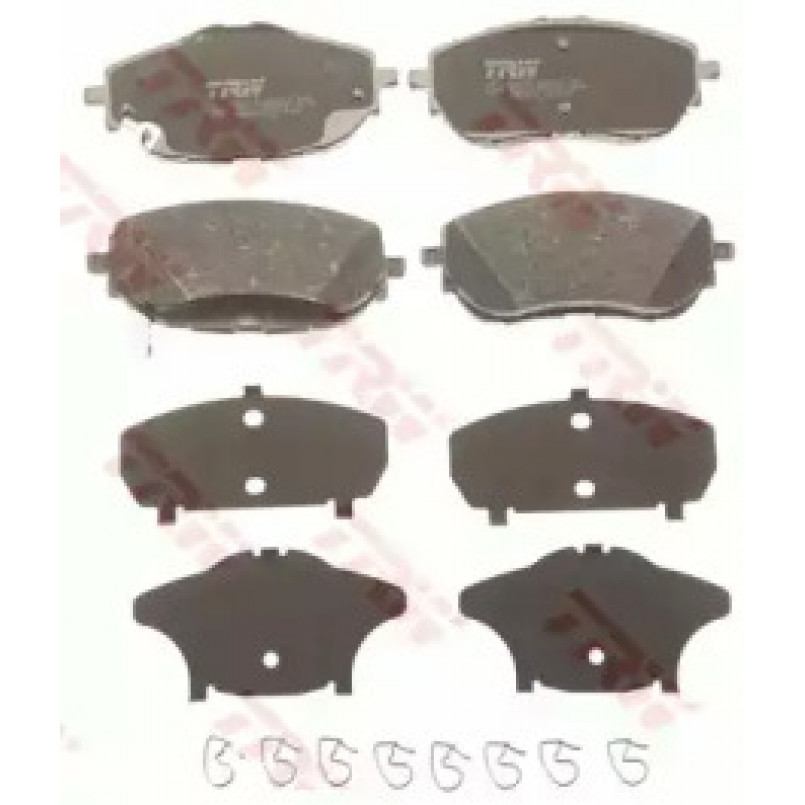 GDB3598  TRW - Гальмівні колодки до дисків — фото товара №2