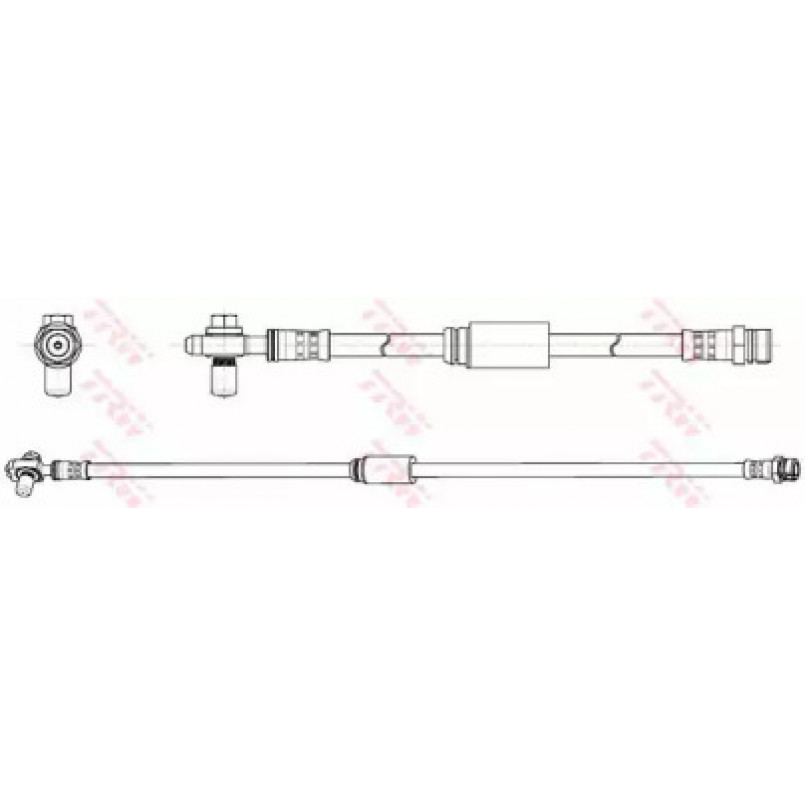 PHD1163  TRW - Гальмівний шланг — фото товара №2