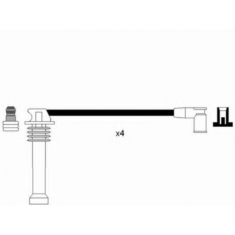 6984  (RC-FD1207)  NGK - Комплект проводів запалювання — фото товара №2