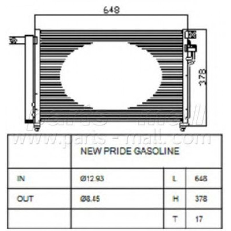 PXNCB-050  PMC  -  Конденсатор кондиціонера — фото товара №2