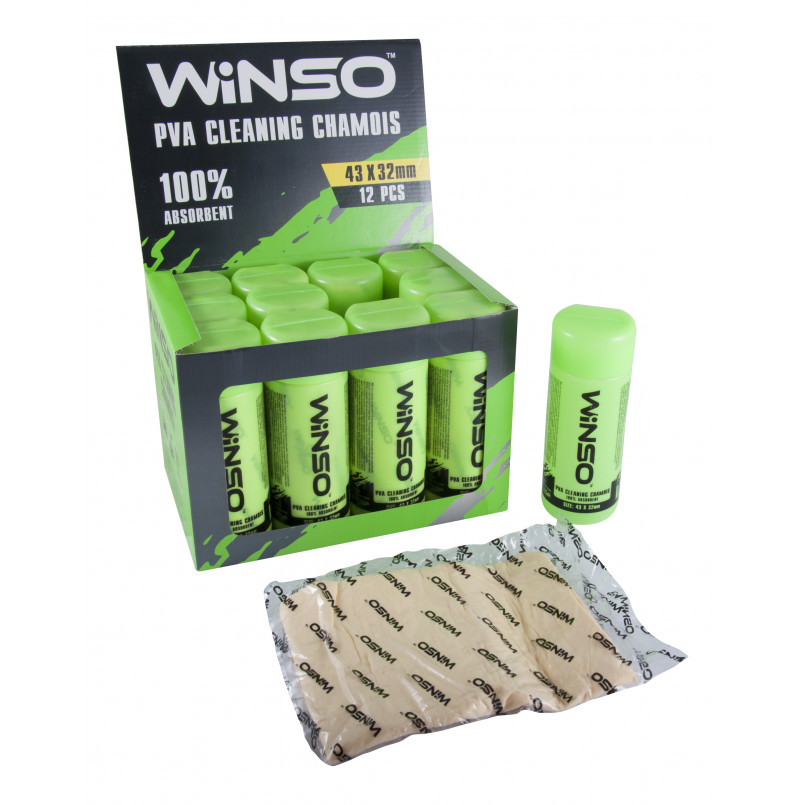 Ганчірка PVA в тубі WINSO, 43x32 см.,мала, (12/144шт.) — фото товара №7