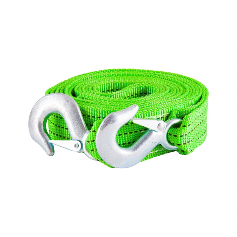 Трос стрічковий WINSO, з металевими гачками 5,5т,5м. — фото товара №3