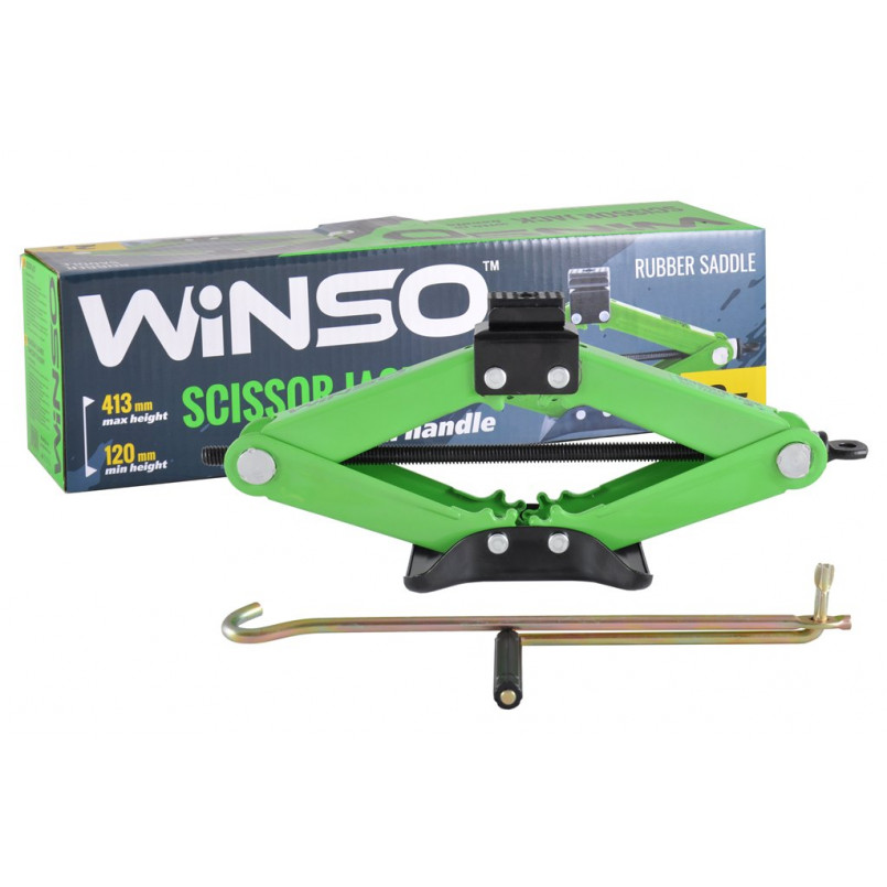 Домкрат ромбовий, WINSO 2т.,гумова подушка — фото товара №2