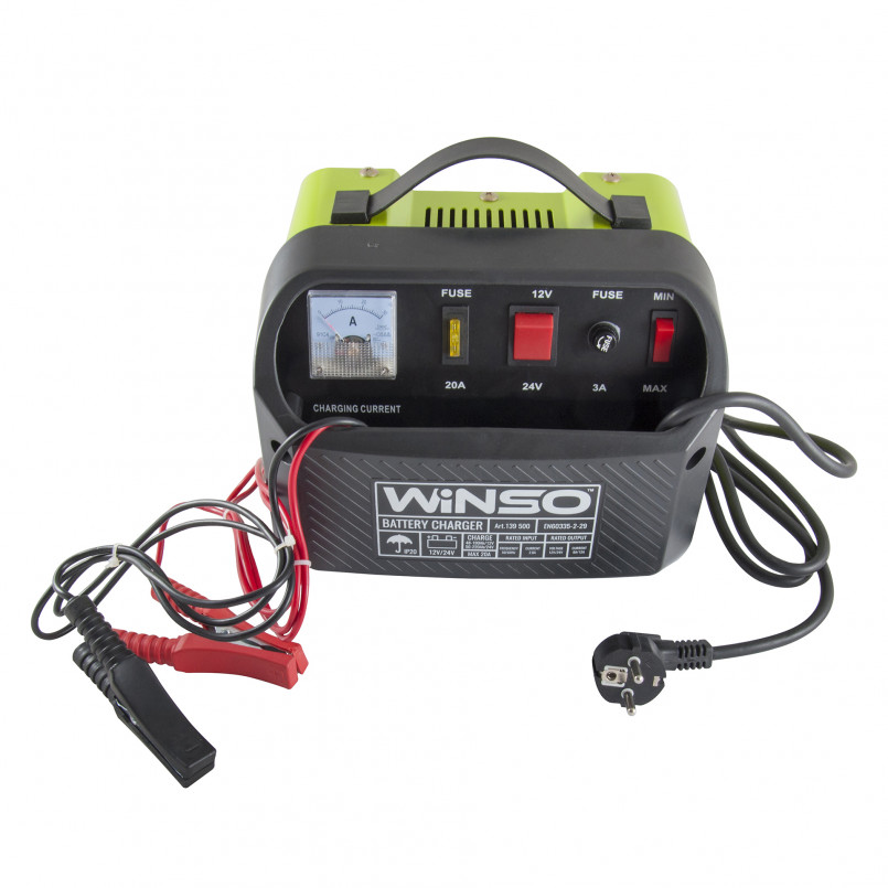 Зарядний пристрій АКБ 12/24В 20А WINSO — фото товара №8