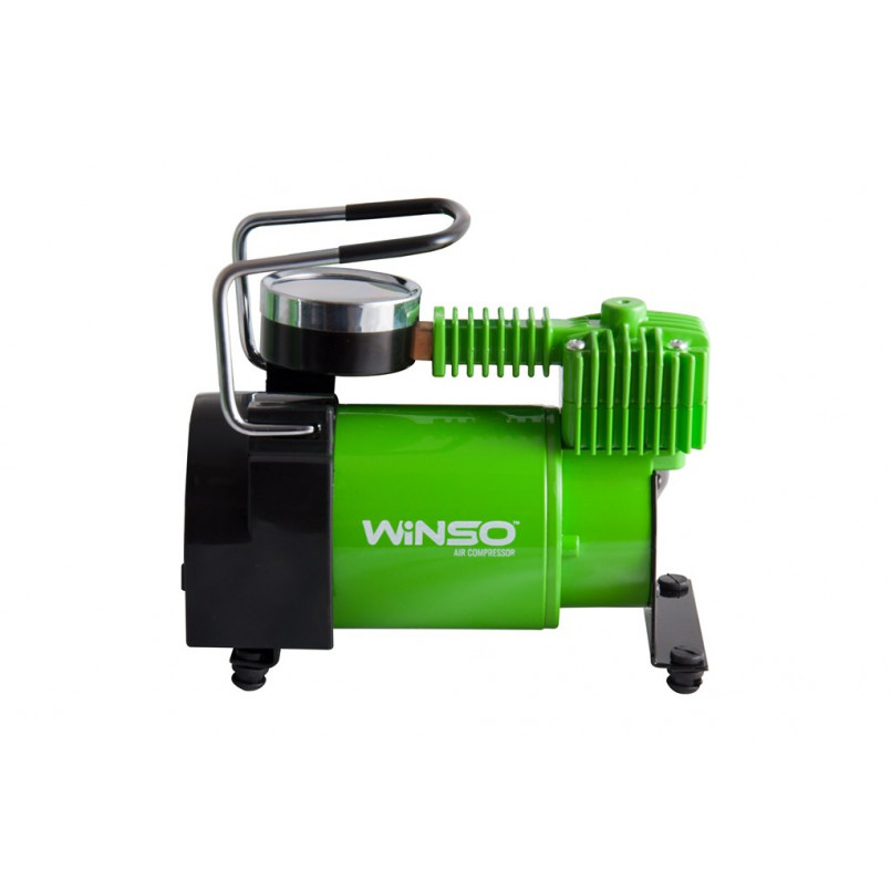 Компресор автомобільний WINSO 7 Атм, 37 л/хв., 170Вт, кабель 3м., шланг 1м., метал.накладка — фото товара №3