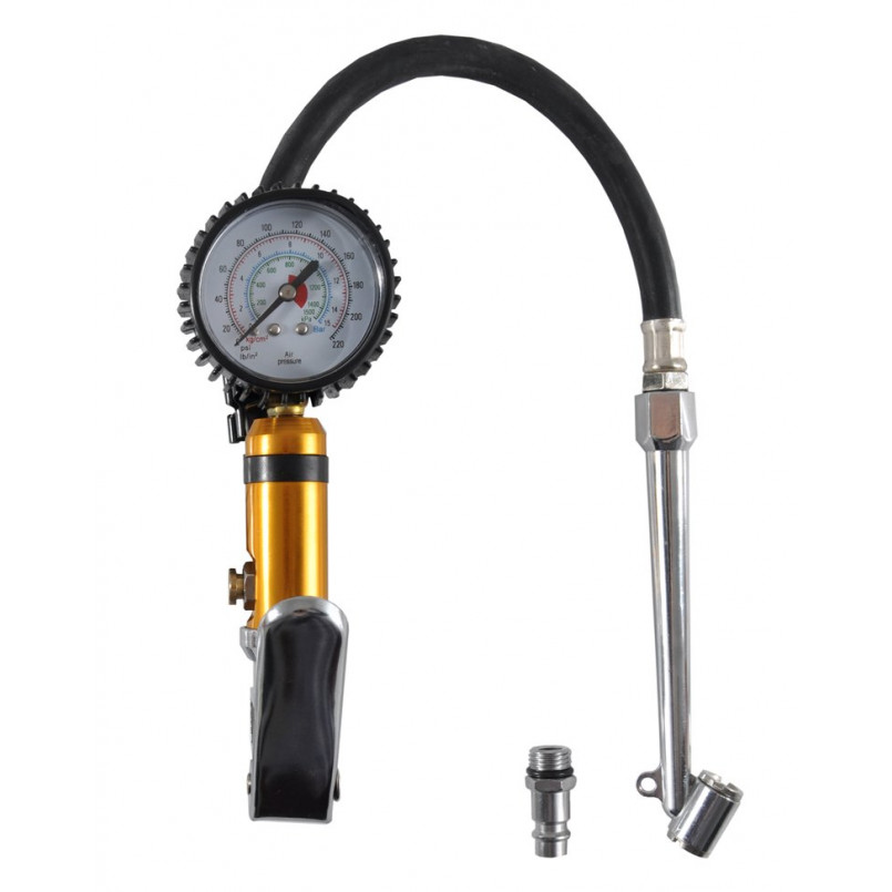 CARLIFE  Пістолет пневматичний для підкачки шин 12Bar, шланг 450мм. Металевий — фото товара №2