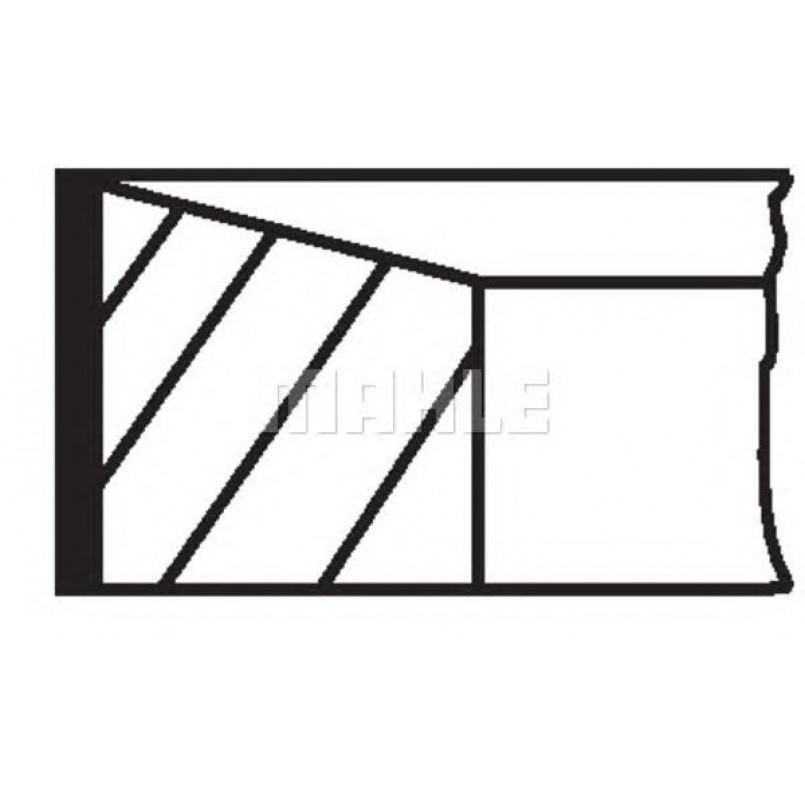 01505N0 Mahle - Кільця — фото товара №2