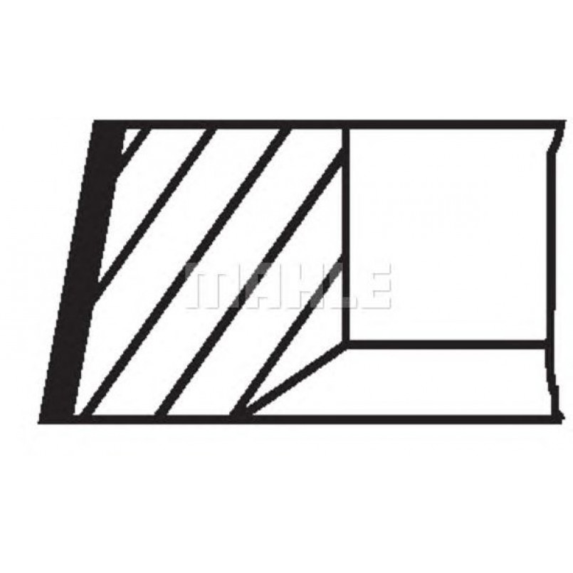 03048N2 Mahle - Кільця — фото товара №2