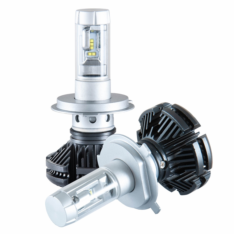 SOLAR LED H4 12/24V 6000Lm 50W ZES Chip (50шт.) — фото товара №2