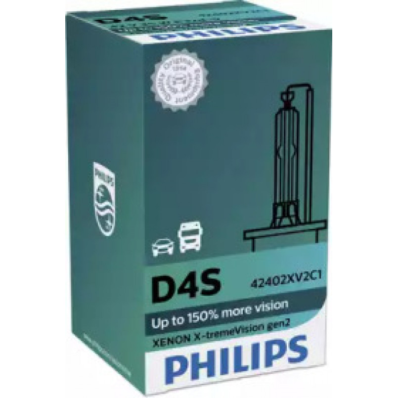 42402XV2C1 (PHILIPS) D4S X-tremeVision gen2 +150% more vision — фото товара №2