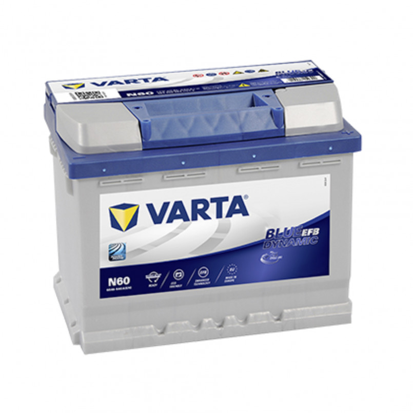 VARTA 60Ач Blue Dynamic EFB N60 (0) — фото товара VARTA 60Ач Blue Dynamic EFB N60 (0) — фото товара
