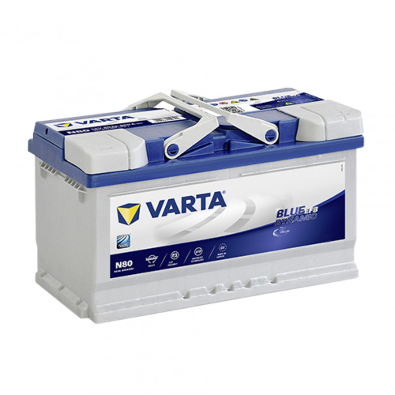 VARTA 80Ач Blue Dynamic EFB N80 (0) — фото товара VARTA 80Ач Blue Dynamic EFB N80 (0) — фото товара