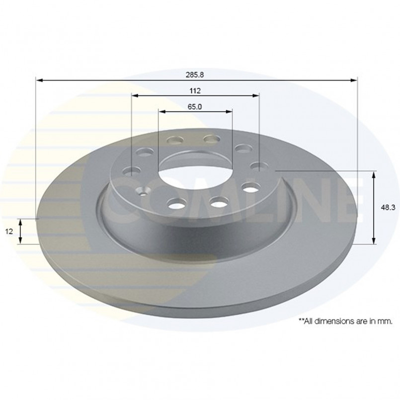 ADC1467 Comline - Диск гальмівний з покриттям — фото товара ADC1467 Comline - Диск гальмівний з покриттям — фото товара