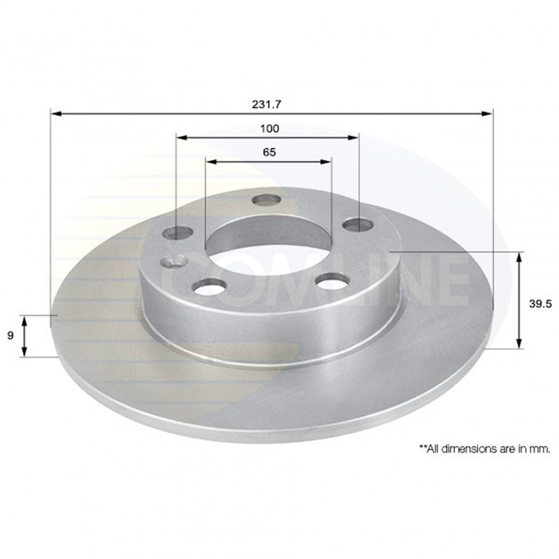 ADC1414 Comline - Диск гальмівний з покриттям — фото товара ADC1414 Comline - Диск гальмівний з покриттям — фото товара