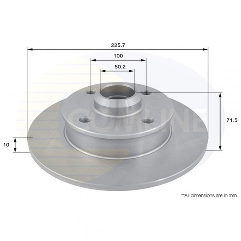 ADC1416 Comline - Диск гальмівний — фото товара ADC1416 Comline - Диск гальмівний — фото товара