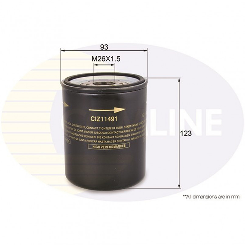 CIZ11491 Comline - Фільтр оливи ( аналогWL7178/OC326 ) — фото товара CIZ11491 Comline - Фільтр оливи ( аналогWL7178/OC326 ) — фото товара