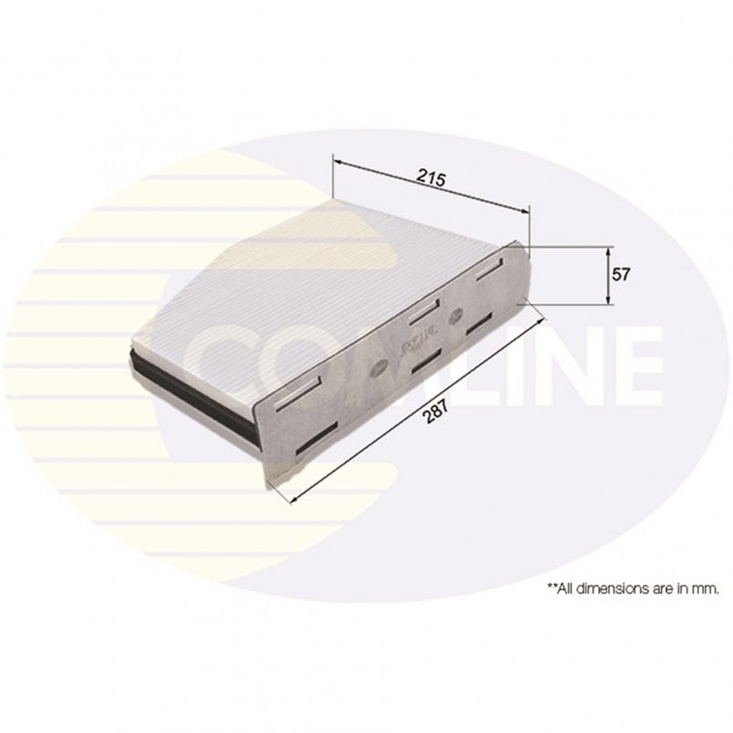 EKF118 Comline - Фільтр салону ( аналогWP9146/LA181 ) — фото товара EKF118 Comline - Фільтр салону ( аналогWP9146/LA181 ) — фото товара