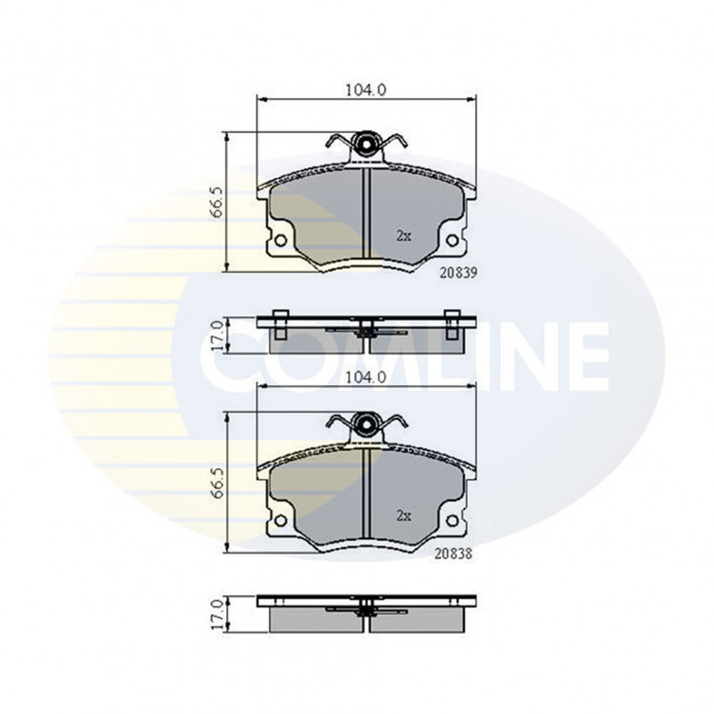 CBP4137 Comline - Гальмівні колодки до дисків — фото товара CBP4137 Comline - Гальмівні колодки до дисків — фото товара