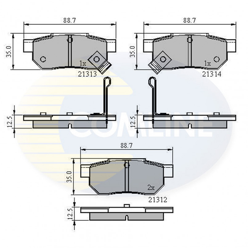 CBP3242 Comline - Гальмівні колодки до дисків — фото товара CBP3242 Comline - Гальмівні колодки до дисків — фото товара