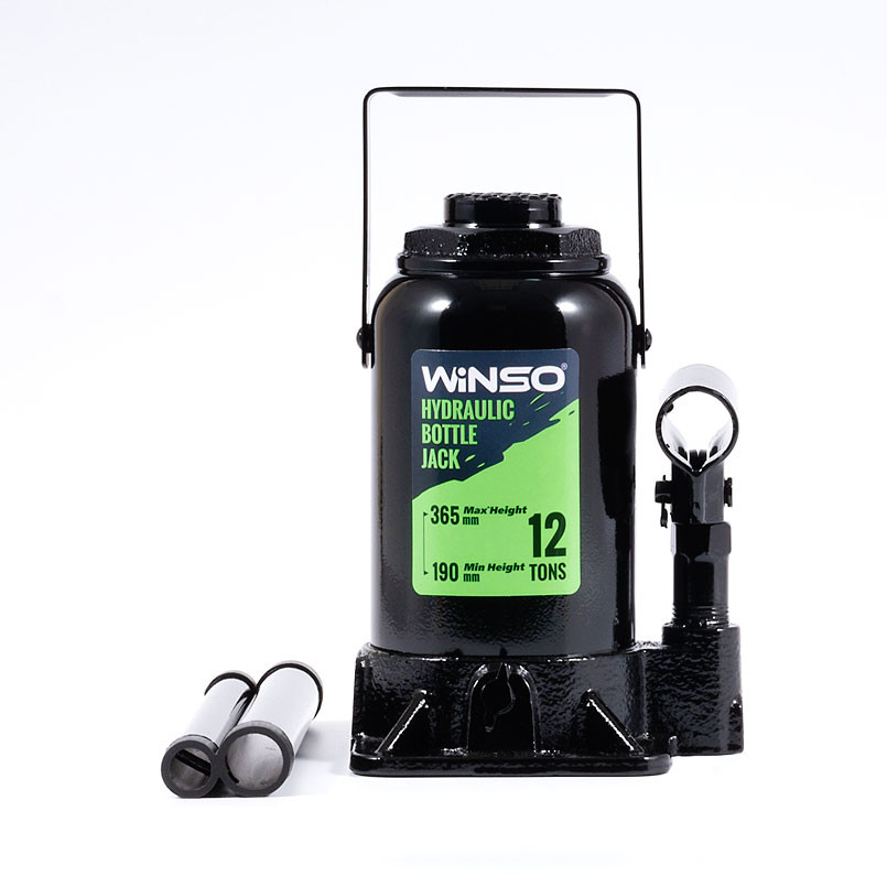 Домкрат гідравлічний, телескопічний, 12т., висота 190-365мм., картона упаковка (4 шт/ящ) — фото товара №2