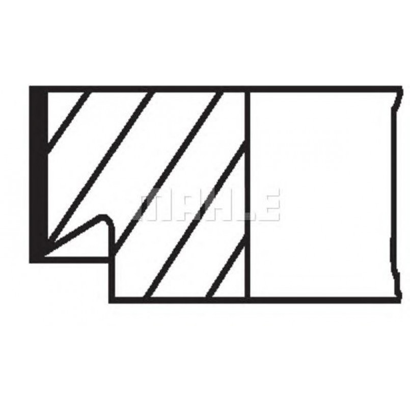 01317N2 Mahle - Кільця — фото товара №3