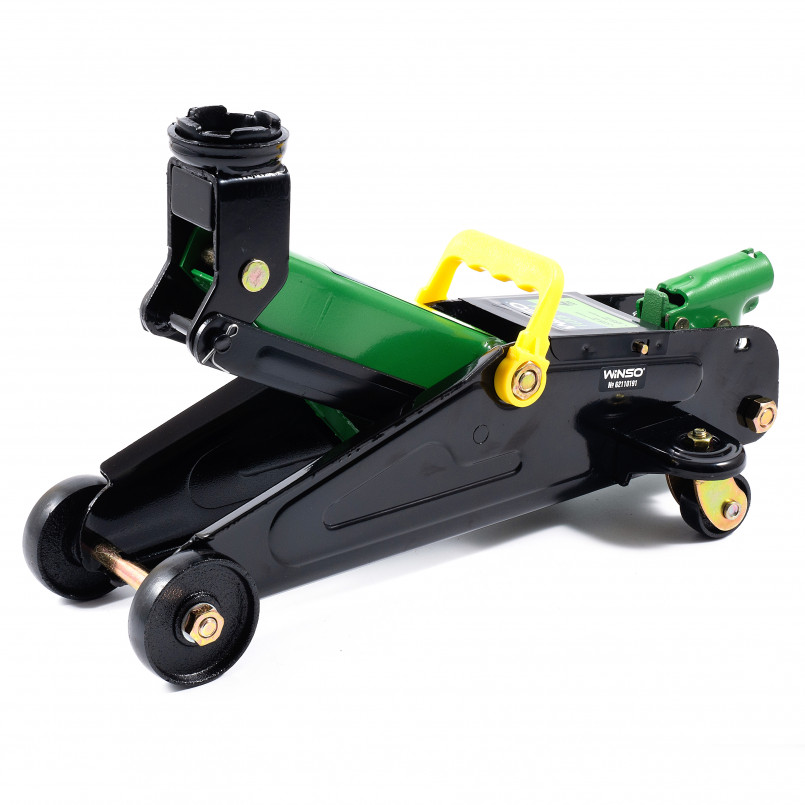 Домкрат гідравлічний, підкатний, 2т., 8,5 кг., висота 135-335мм., пластикова упаковка (1 шт/ящ) — фото товара №2