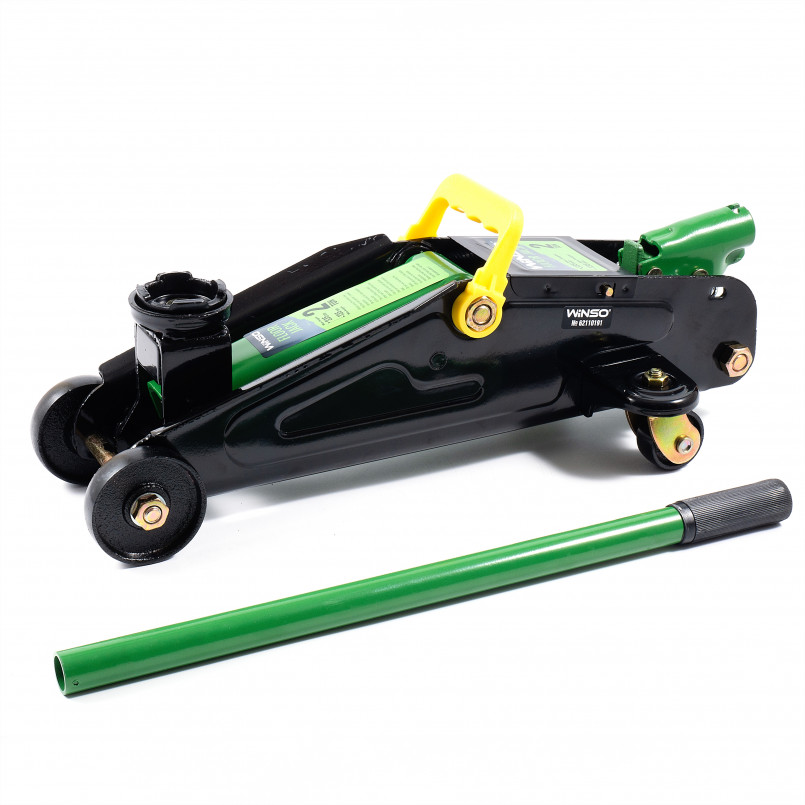 Домкрат гідравлічний, підкатний, 2т., 8,5 кг., висота 135-335мм., пластикова упаковка (1 шт/ящ) — фото товара №3