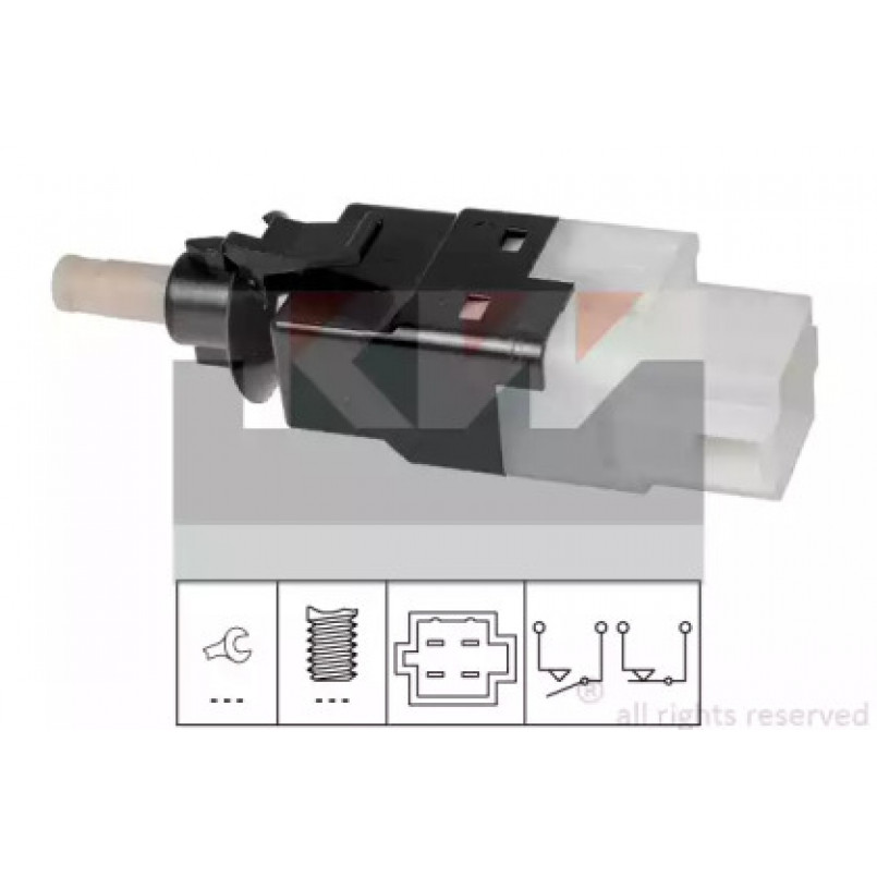 510 252 KW Датчик педалі гальм/зчеплення (аналог EPS 1.810.252/Facet 7.1252 ) — фото товара