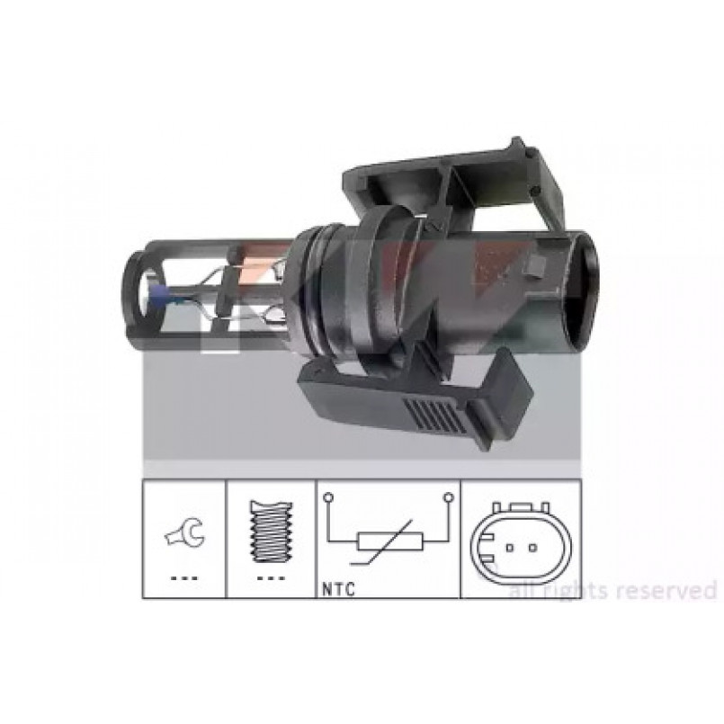 494 014 KW Датчик температури повітря (аналог EPS 1.994.014/Facet 10.4014 ) — фото товара