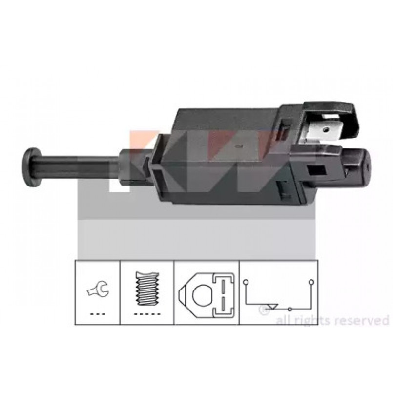 510 055 KW Датчик педалі гальм/зчеплення (аналог EPS 1.810.055/Facet 7.1055 ) — фото товара