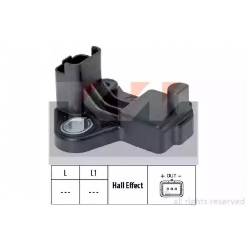 453 458 KW Датчик  р/вала,  к/вала (аналог EPS 1.953.458/Facet 9.0458 ) — фото товара