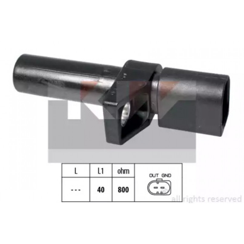 453 578 KW Датчик  р/вала,  к/вала (аналог EPS 1.953.578/Facet 9.0578 ) — фото товара