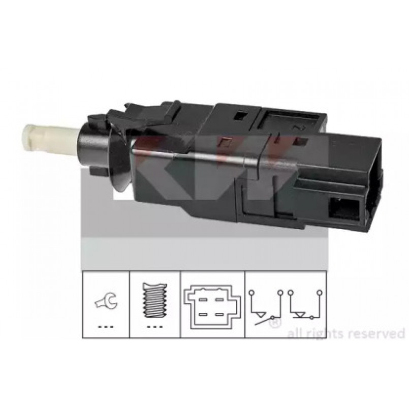 510 260 KW Датчик педалі гальм/зчеплення (аналог EPS 1.810.260/Facet 7.1260 ) — фото товара