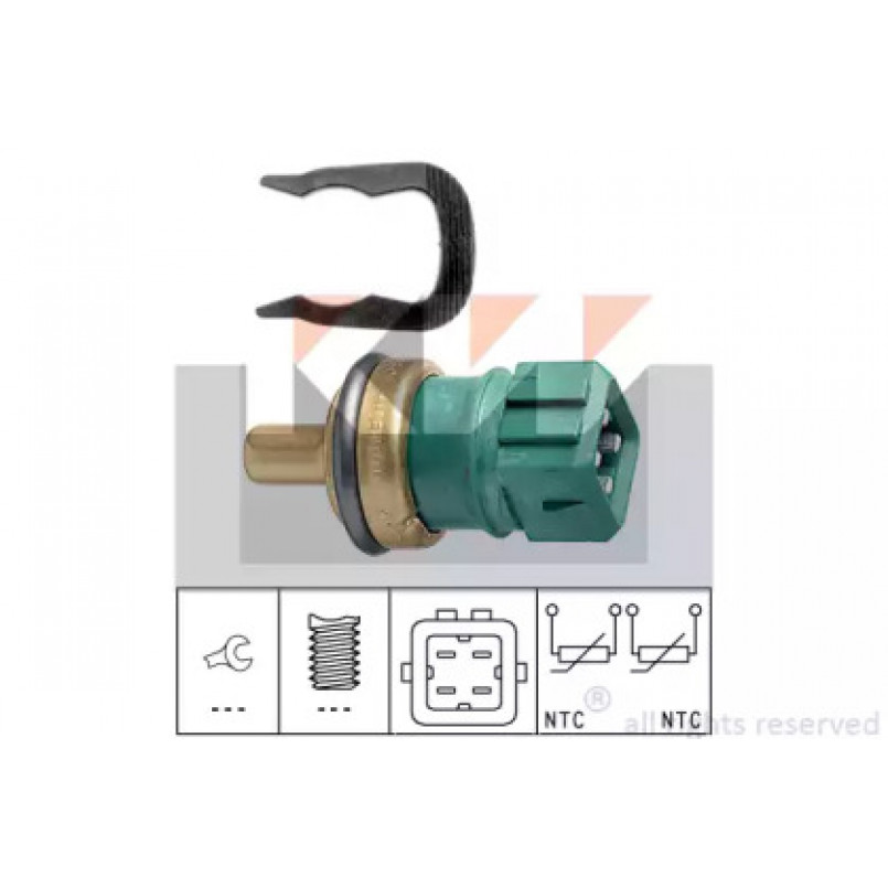 530 260 KW Датчик температури охолодж. рідини/масла/топлива (аналог EPS 1.830.260/Facet 7.3260 ) — фото товара
