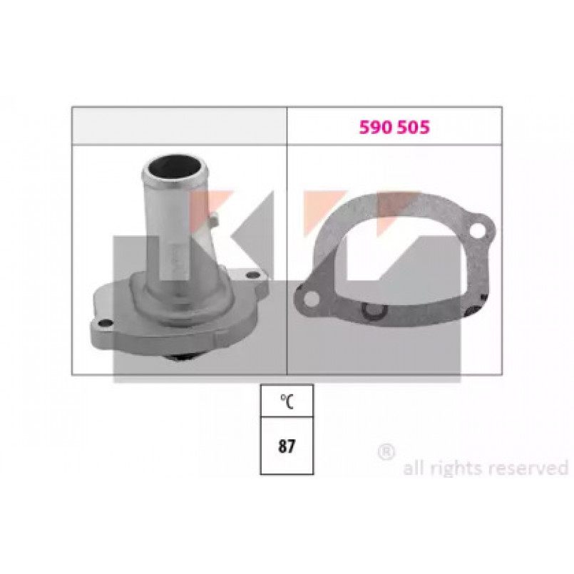 580 124 KW Термостат (аналог EPS 1.880.124/Facet 7.8124 ) — фото товара