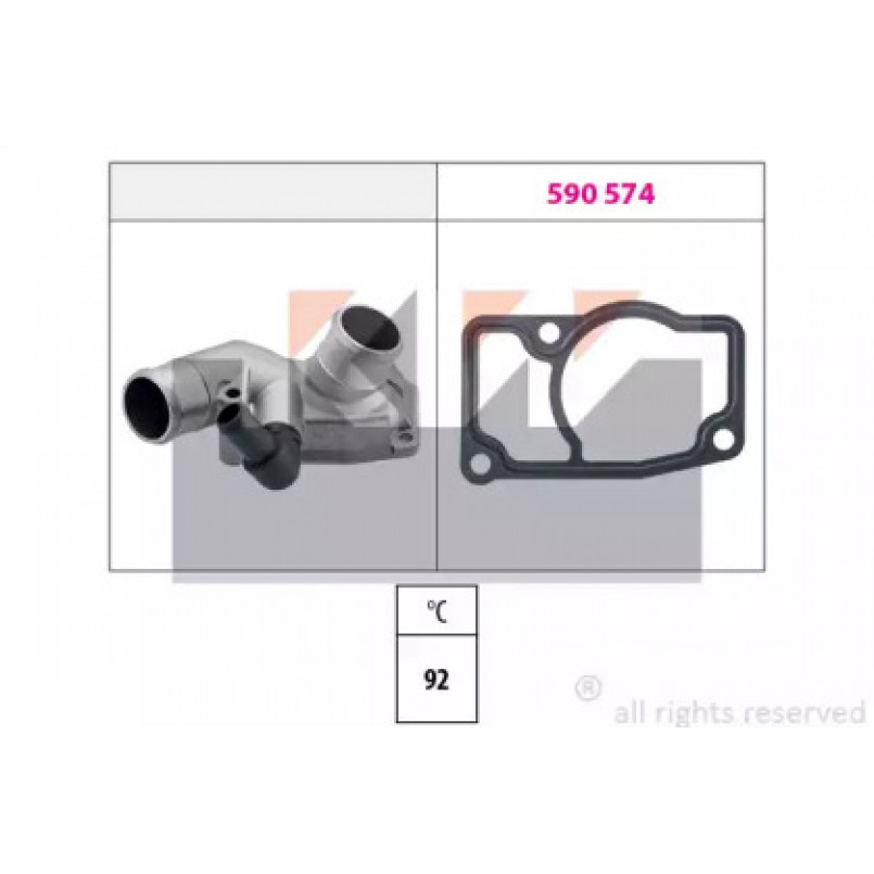 580 347 KW Термостат (аналог EPS 1.880.347/Facet 7.8347 ) — фото товара