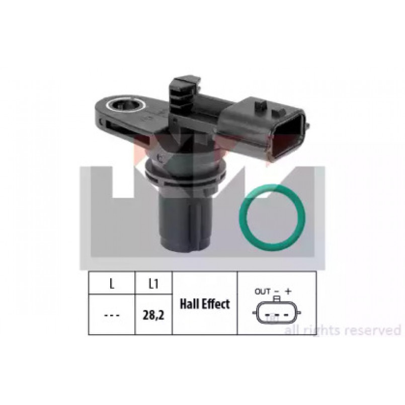 453 616 KW Датчик  р/вала,  к/вала (аналог EPS 1.953.616/Facet 9.0616 ) — фото товара