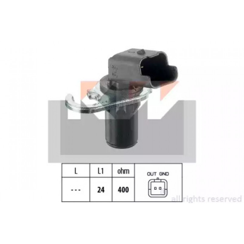 453 293 KW Датчик  р/вала,  к/вала (аналог EPS 1.953.293/Facet 9.0293 ) — фото товара