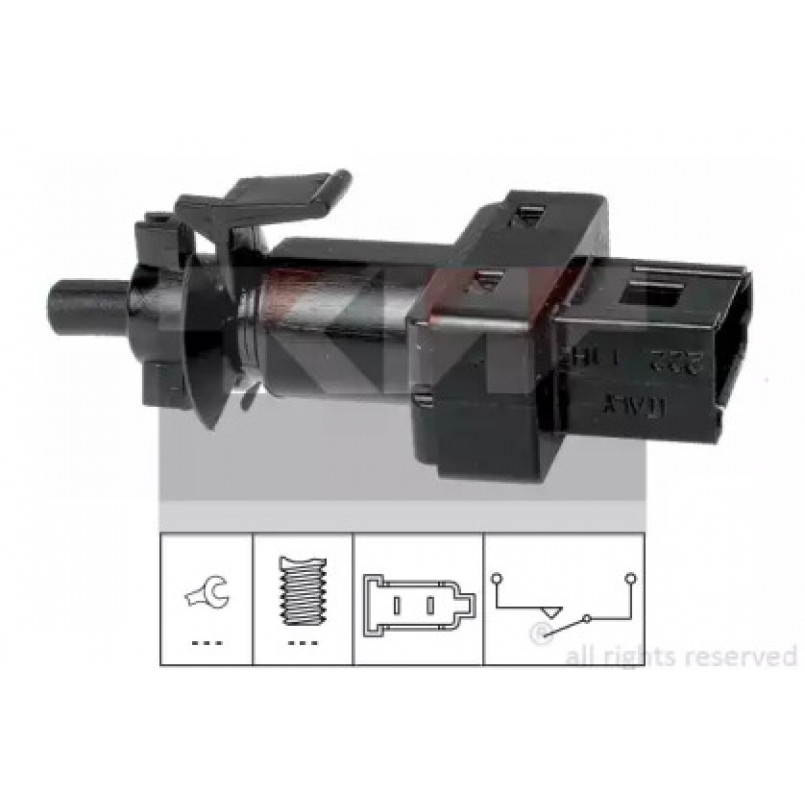 510 222 KW Датчик педалі гальм/зчеплення (аналог EPS 1.810.222/Facet 7.1222 ) — фото товара