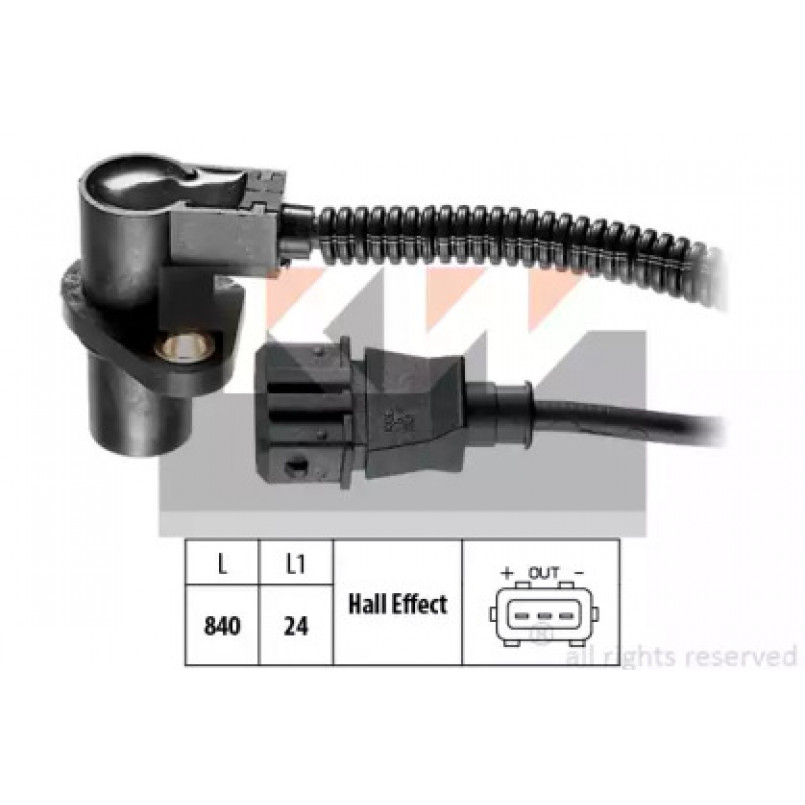 453 314 KW Датчик  р/вала,  к/вала (аналог EPS 1.953.314/Facet 9.0314 ) — фото товара