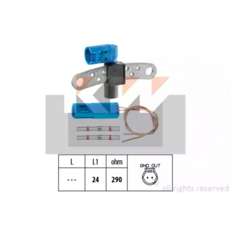 453 540K KW Датчик  р/вала,  к/вала (аналог EPS 1.953.540K/Facet 9.0540K ) — фото товара