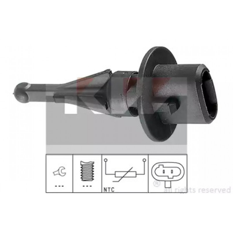 494 010 KW Датчик температури повітря (аналог EPS 1.994.010/Facet 10.4010 ) — фото товара