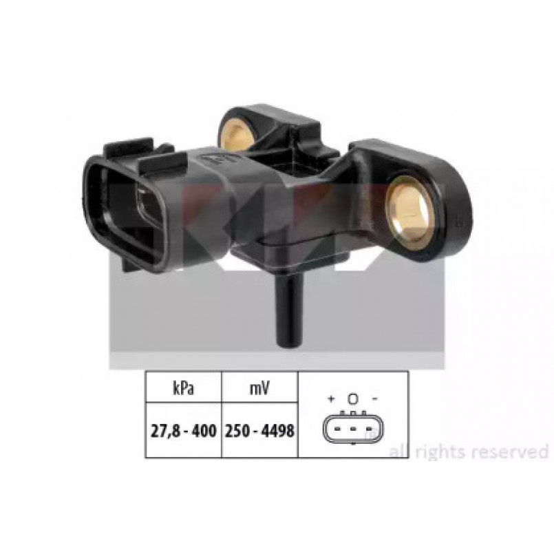 493 214 KW Датчик тиску повітря(вакуума) (аналог EPS 1.993.214/Facet 10.3214 ) — фото товара