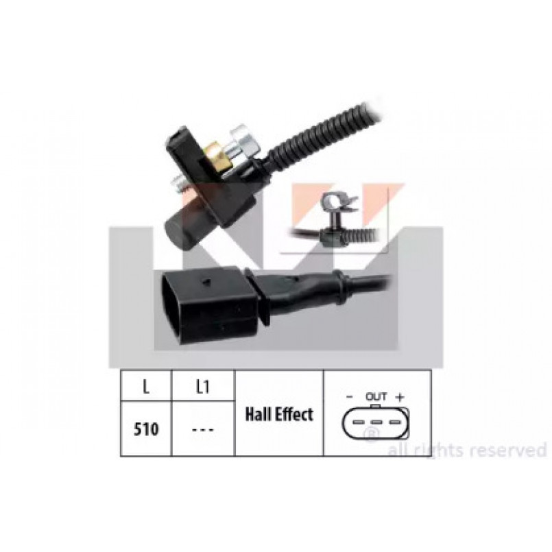 453 446 KW Датчик  р/вала,  к/вала (аналог EPS 1.953.446/Facet 9.0446 ) — фото товара